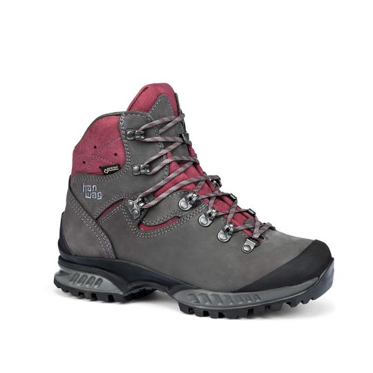 Fjällräven Tatra II Lady GTX, Barva ASPHALT-DARK GARNET, Velikost 7