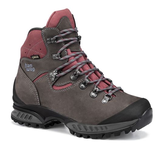 Fjällräven Tatra II Lady GTX, Barva ASPHALT/DARK GARNET, Velikost 8