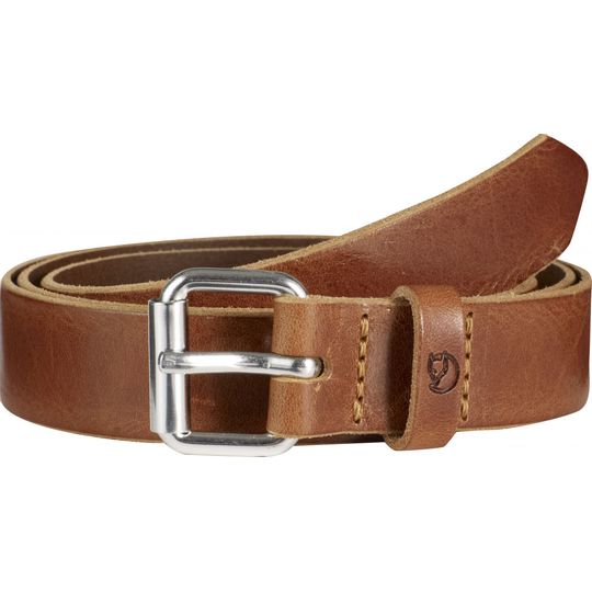 Fjällräven Singi Belt 2,5 cm, Barva LEATHER COGNAC, Velikost 75CM