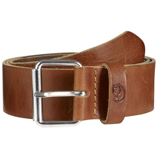Fjällräven Singi Belt 4 cm, Barva LEATHER COGNAC, Velikost 85CM