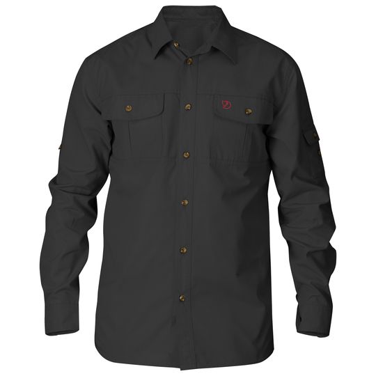 Fjällräven Singi Trekking Shirt LS M, Barva DARK GREY, Velikost XL
