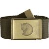 Canvas Brass Belt 4 cm.
