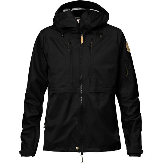 Fjällräven Keb Eco-Shell Jacket W, Barva BLACK, Velikost XS