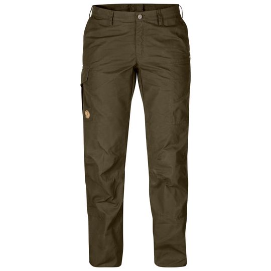 Fjällräven Karla Pro Trousers Curved W, Barva DARK OLIVE, Velikost 40