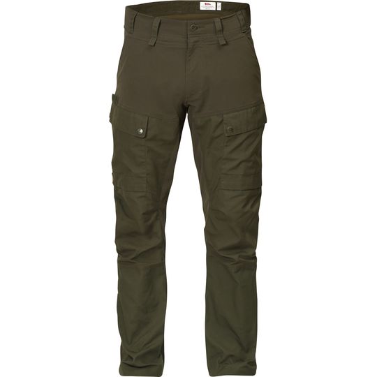 Fjällräven Lappland Hybrid Trousers M, Barva DARK OLIVE, Velikost 56