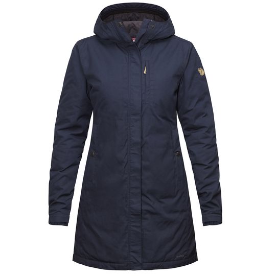 Fjällräven Kiruna Padded Parka W, Barva DARK NAVY, Velikost M