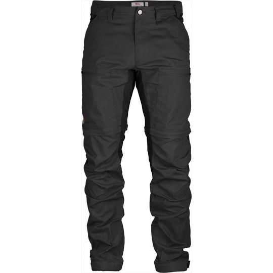 Fjällräven Abisko Lite Trekking Zip-off M Reg, Barva DARK GREY-BLACK, Velikost 56