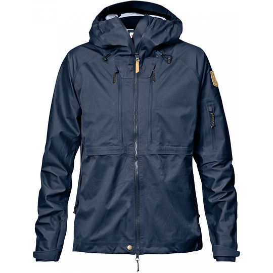 Fjällräven Keb Eco-Shell Jacket W, Barva DARK NAVY, Velikost L