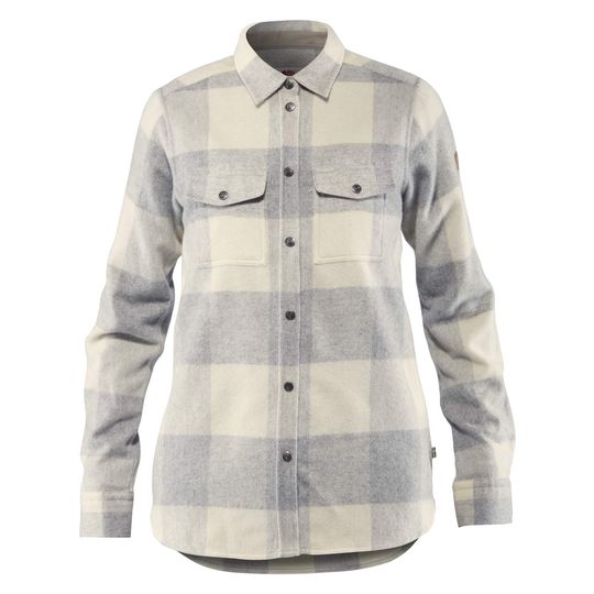 Fjällräven Canada Shirt W, Barva FOG-CHALK WHITE, Velikost XXS