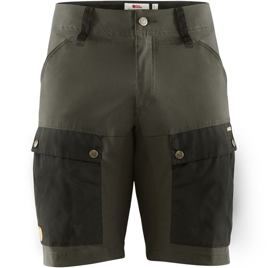 Fjällräven Keb Shorts M, Barva BLACK-STONE GREY, Velikost 44