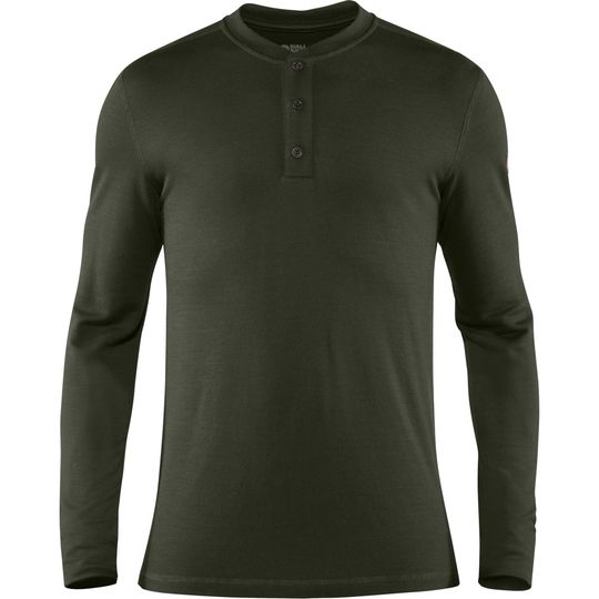 Fjällräven Singi Merino Henley M, Barva DEEP FOREST, Velikost XXL
