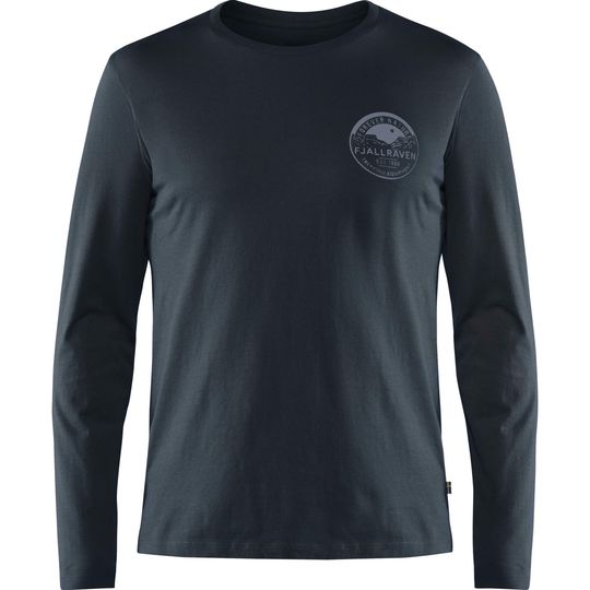 Forever Nature Badge LS T-Shirt M, Barva DARK NAVY, Velikost M