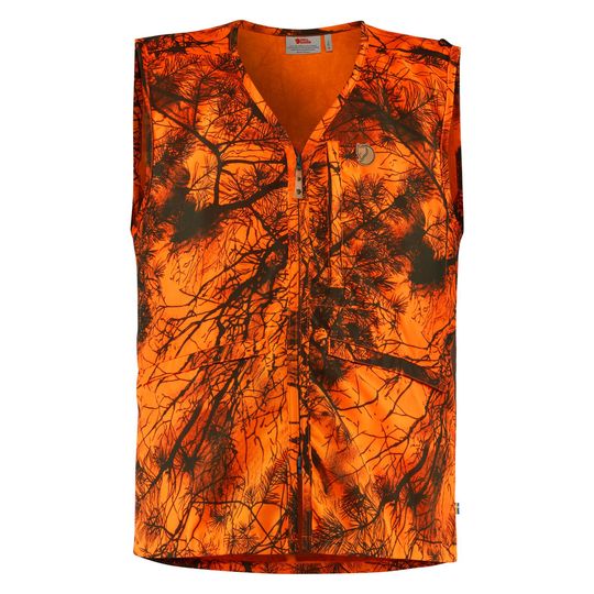 Fjällräven Värmland Vest, Barva ORANGE CAMO, Velikost XXL