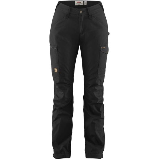 Fjällräven Kaipak Trousers Curved W, Barva BLACK, Velikost 40