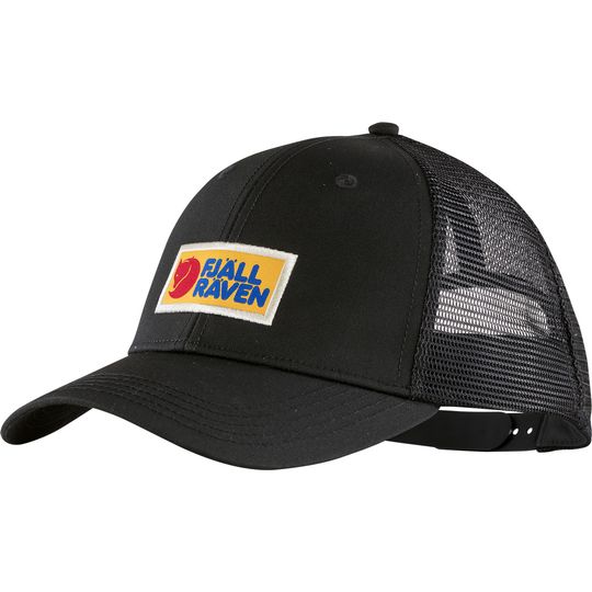 Fjällräven Vardag Långtradarkeps, Barva BLACK, Velikost S/M