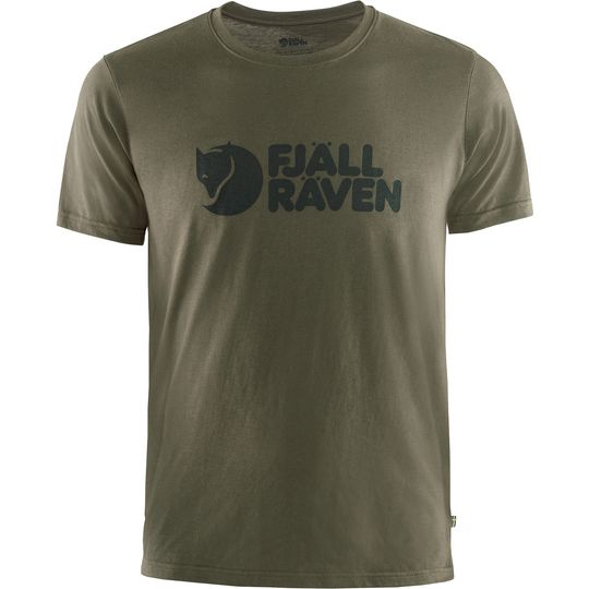 Fjällräven Fjällräven Logo T-shirt M, Barva DARK OLIVE, Velikost XXL