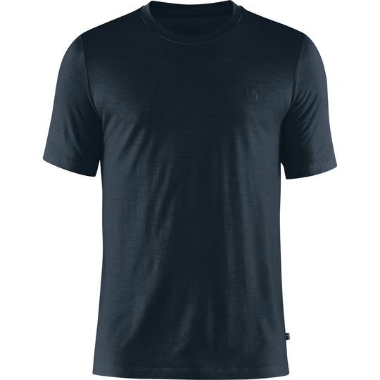 Fjällräven Abisko Wool SS M, Barva DARK NAVY, Velikost M