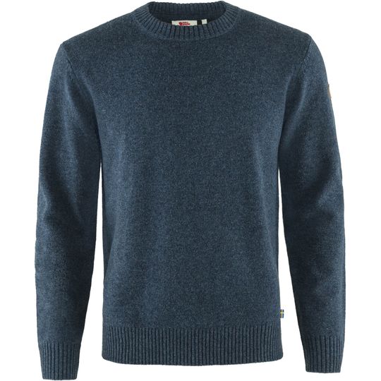 Fjällräven Övik Round-neck Sweater M, Barva NAVY, Velikost XL