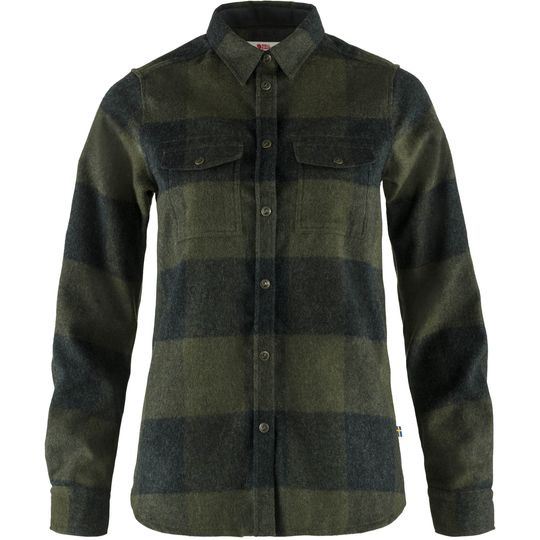 Fjällräven Canada Shirt W, Velikost M, Barva DEEP FOREST-DARK GREY