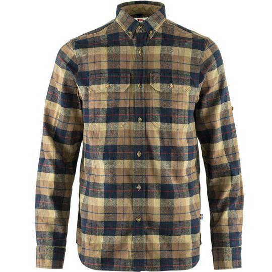 Fjällräven Singi Heavy Flannel Shirt M, Barva DARK SAND, Velikost M