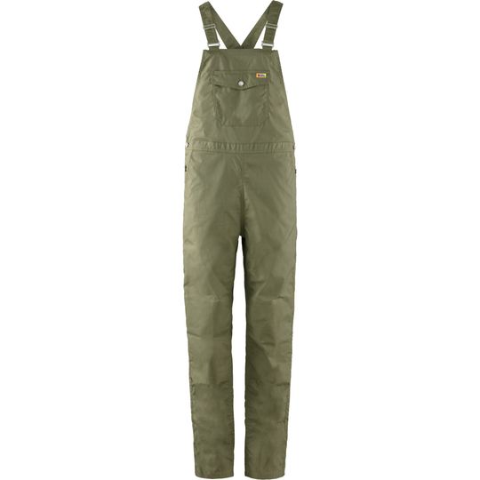 Fjällräven Vardag Dungaree Trousers W, Barva GREEN, Velikost XXS