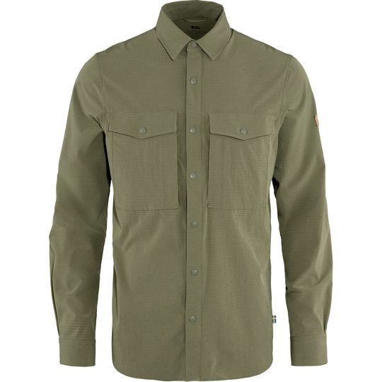Fjällräven Abisko Trekking Shirt M, Velikost L, Barva LIGHT OLIVE