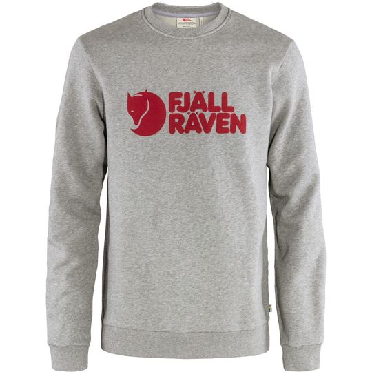 Fjällräven Fjällräven Logo Sweater M, Velikost S, Barva GREY-MELANGE