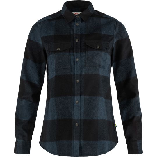Fjällräven Canada Shirt W, Velikost XS, Barva NAVY-BLACK