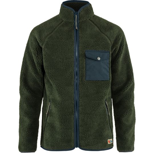 Fjällräven Vardag Pile Fleece M, Barva DEEP FOREST, Velikost L