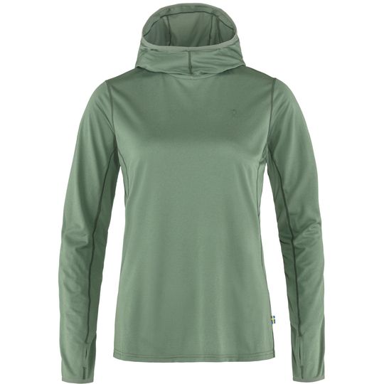 Fjällräven Abisko Sun-hoodie W, Velikost L, Barva PATINA GREEN