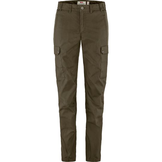 Fjällräven Stina Trousers W, Barva DARK OLIVE, Velikost 36/R