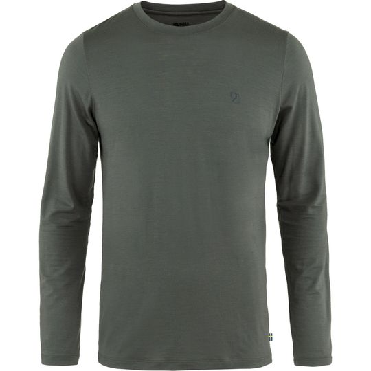 Fjällräven Abisko Wool LS M, Barva BASALT, Velikost S