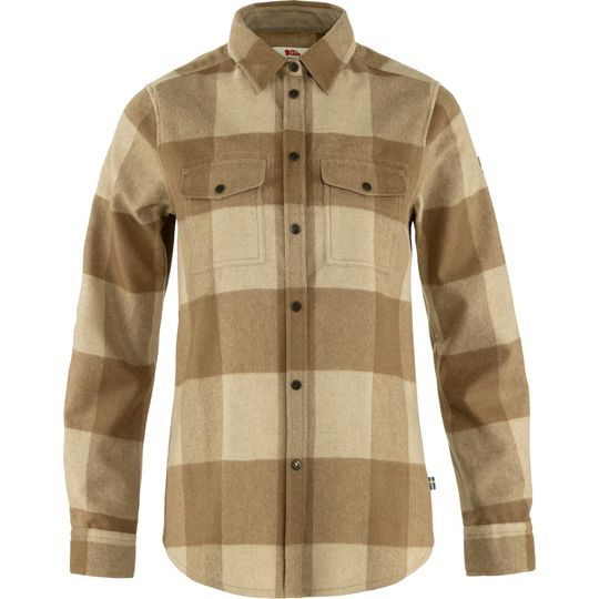 Fjällräven Canada Shirt W, Velikost S, Barva BUCKWHEAT BROWN-LIGHT BEIGE
