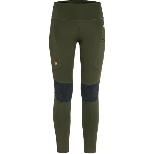 Fjällräven Abisko Trekking Tights HD W, Barva DEEP FOREST, Velikost L