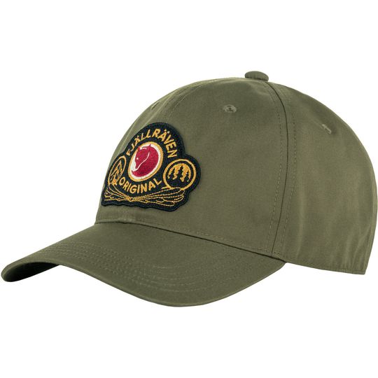 Fjällräven Classic Badge Cap, Barva LAUREL GREEN, Velikost S/M