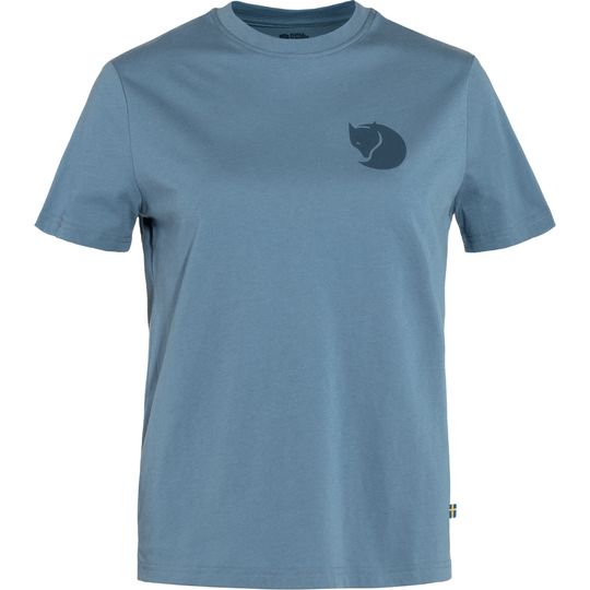 Fjällräven Fox Boxy Logo Tee W, Velikost XS, Barva DAWN BLUE