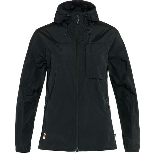 Fjällräven High Coast Wind Jacket W, Barva BLACK, Velikost XL