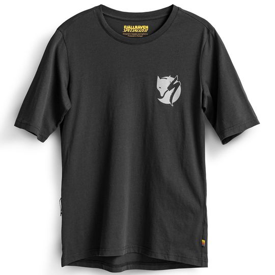 Fjällräven S/F Cotton Pocket T-shirt W, Barva BLACK, Velikost L