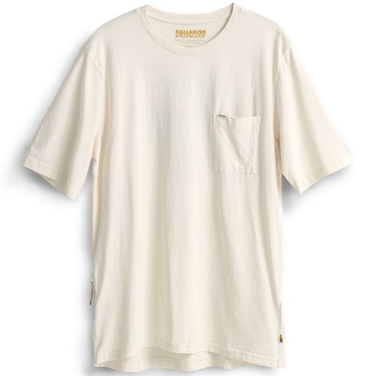 Fjällräven S/F Cotton Pocket T-shirt M, Barva EGG SHELL, Velikost M