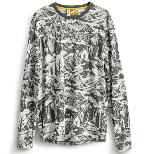 Fjällräven S/F Cotton CaliSwe LS M, Velikost S, Barva BLACK-EGGSHELL