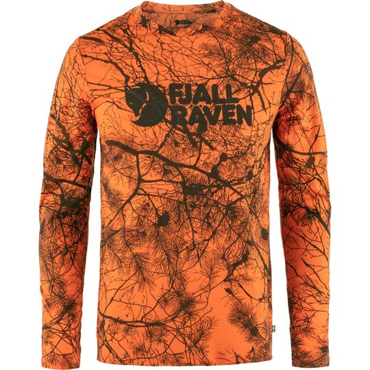Fjällräven Värmland Wool LS M, Velikost XXL, Barva ORANGE MULTI CAMO