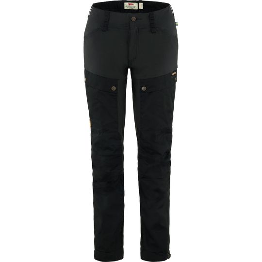 Fjällräven Keb Trousers Curved W, Barva BLACK, Velikost 40/L