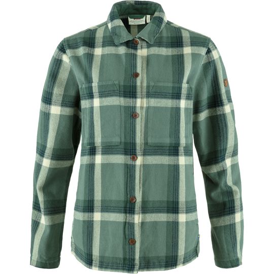Fjällräven Singi Flannel Overshirt W, Velikost L, Barva PATINA GREEN-DEEP PATINA