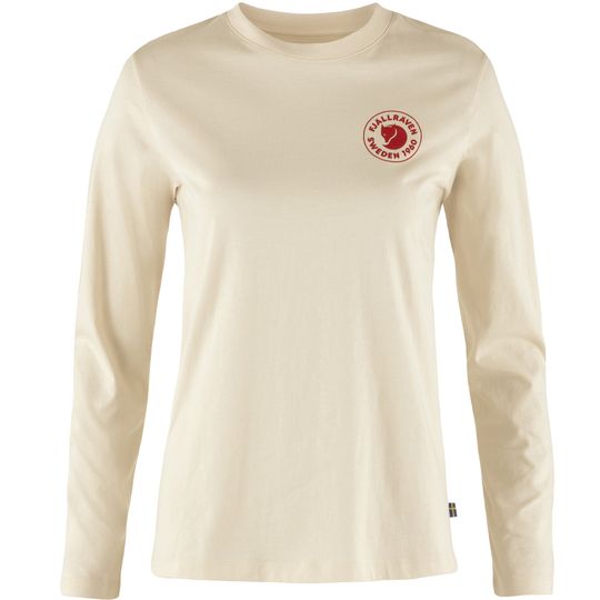 Fjällräven 1960 Logo T-shirt LS W, Barva CHALK WHITE, Velikost XL