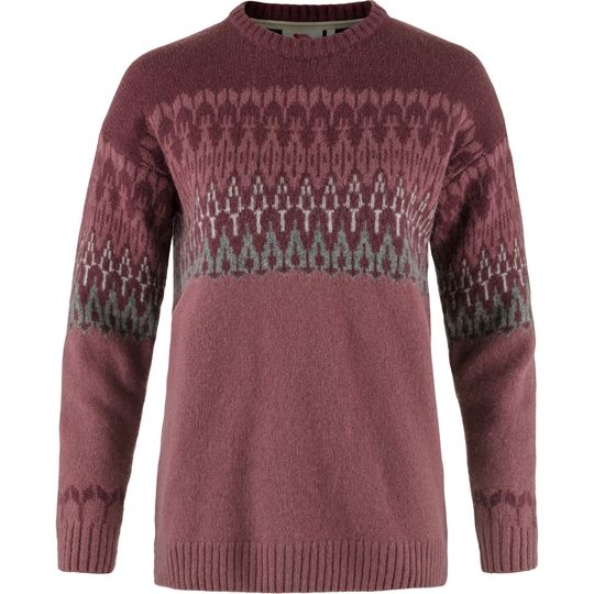 Fjällräven Övik Path Knit W, Velikost L, Barva MESA PURPLE-DARK GARNET