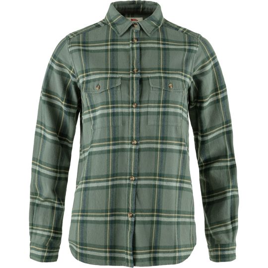Fjällräven Övik Heavy Flannel Shirt W, Velikost M, Barva PATINA GREEN-DEEP PATINA