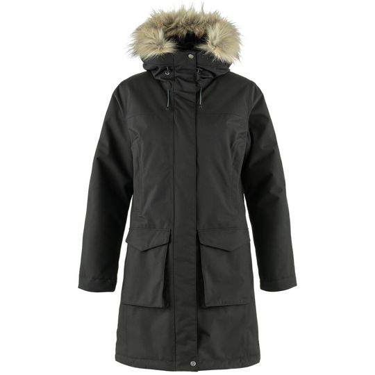 Fjällräven Nuuk Lite Parka W, Barva BLACK, Velikost L