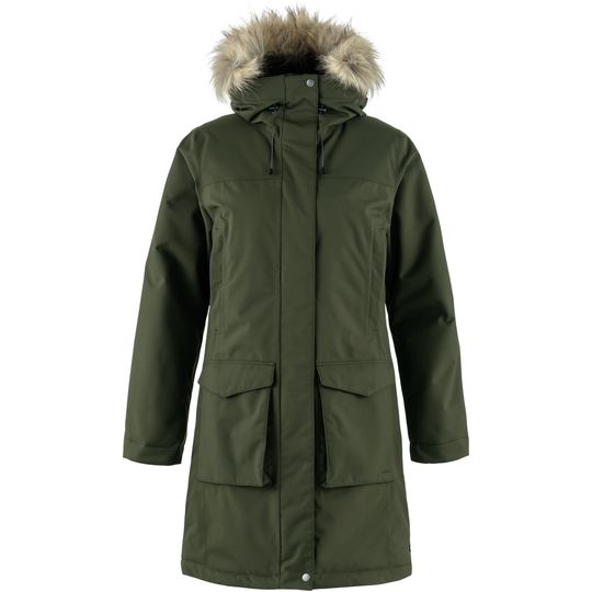 Fjällräven Nuuk Lite Parka W, Barva DEEP FOREST, Velikost XS