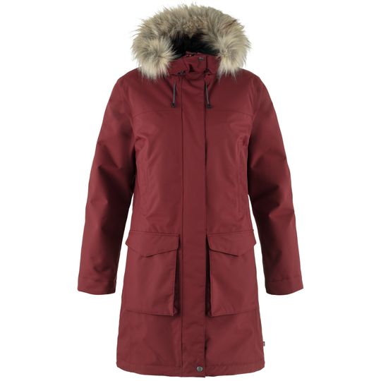 Fjällräven Nuuk Lite Parka W, Velikost XXS, Barva BORDEAUX RED