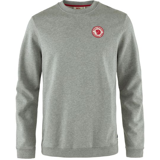 Fjällräven 1960 Logo Badge Sweater M, Velikost S, Barva GREY-MELANGE